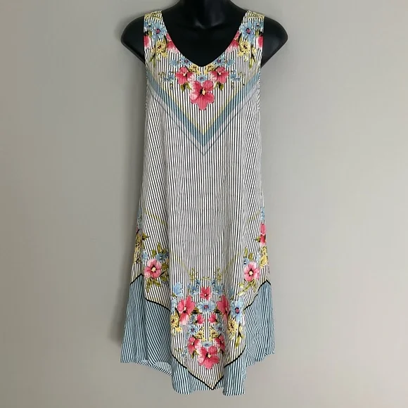 J. Jill, floral striped tunic - Picture 5 of 11